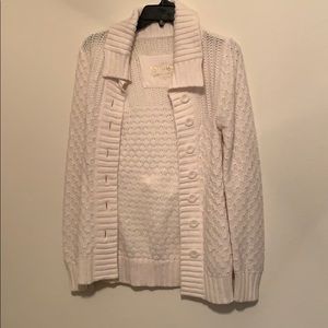 Off white button down cardigan
